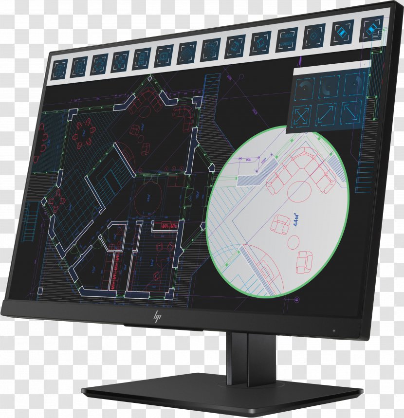 Hewlett-Packard HP Z24i G2 Computer Monitors IPS Panel Z Display Z-i - Hp Zi - Hewlett-packard Transparent PNG