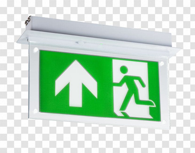 Exit Sign Emergency Lighting Recessed Light - Fixture Transparent PNG