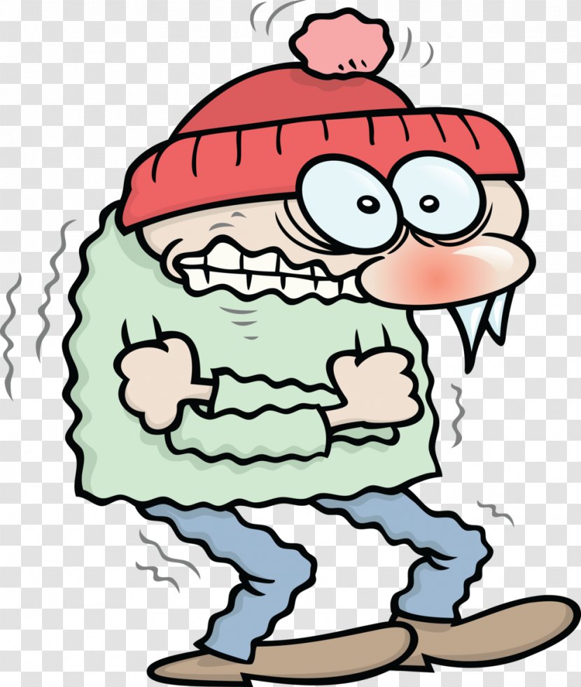 Common Cold Raw Foodism Temperature Child Shivering - Cartoon - FEVER Transparent PNG