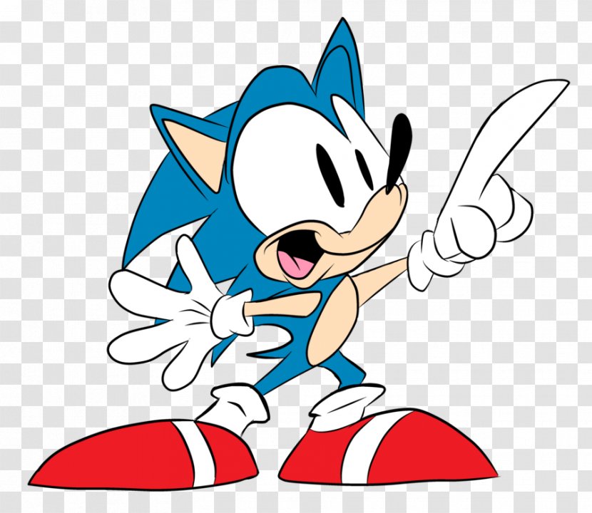 Sonic The Hedgehog Drawing Professor Utonium Tails Cartoon - White Transparent PNG