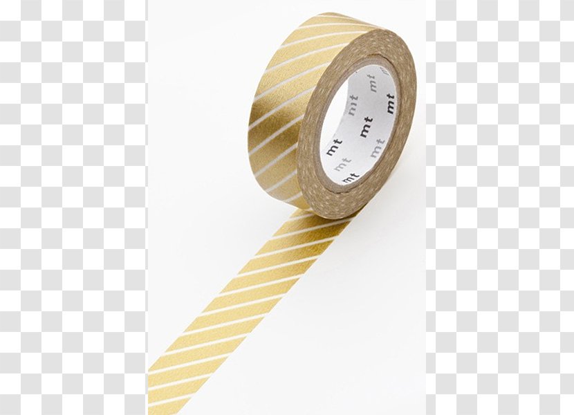 Adhesive Tape Paper Masking Washi - Gold Transparent PNG