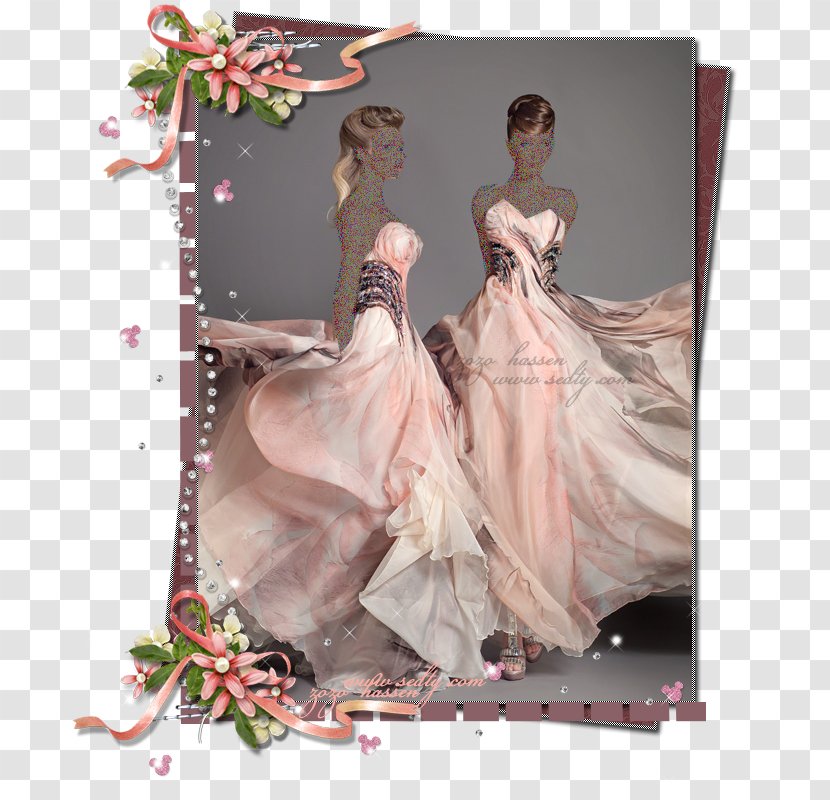 Wedding Dress Party - Peach Transparent PNG