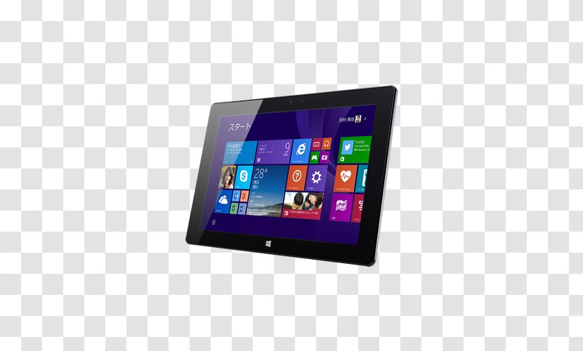 Laptop Toshiba Encore 2 Computer 2-in-1 PC - Mobile Device Transparent PNG