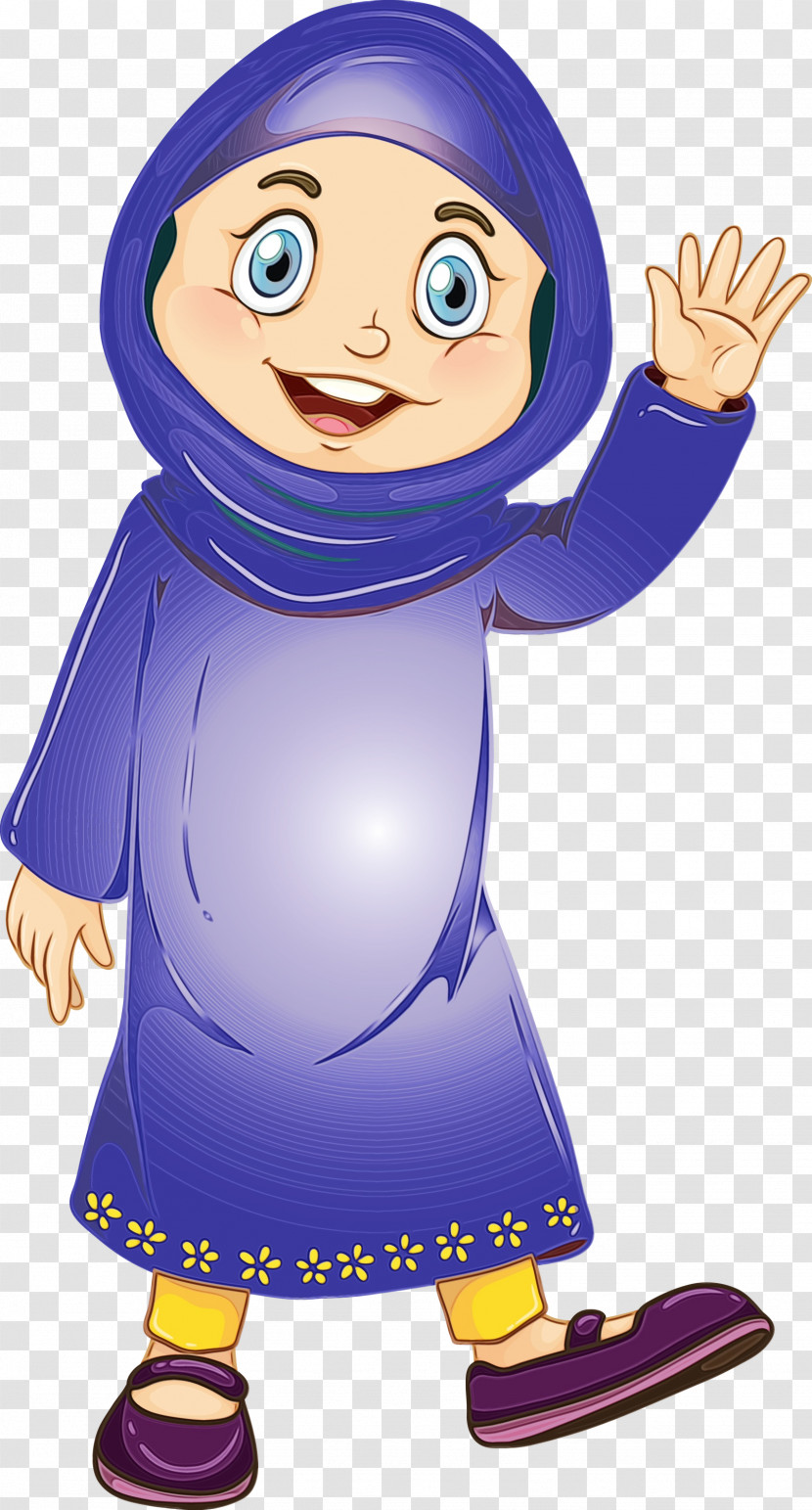 Cartoon Gesture Smile Costume Transparent PNG