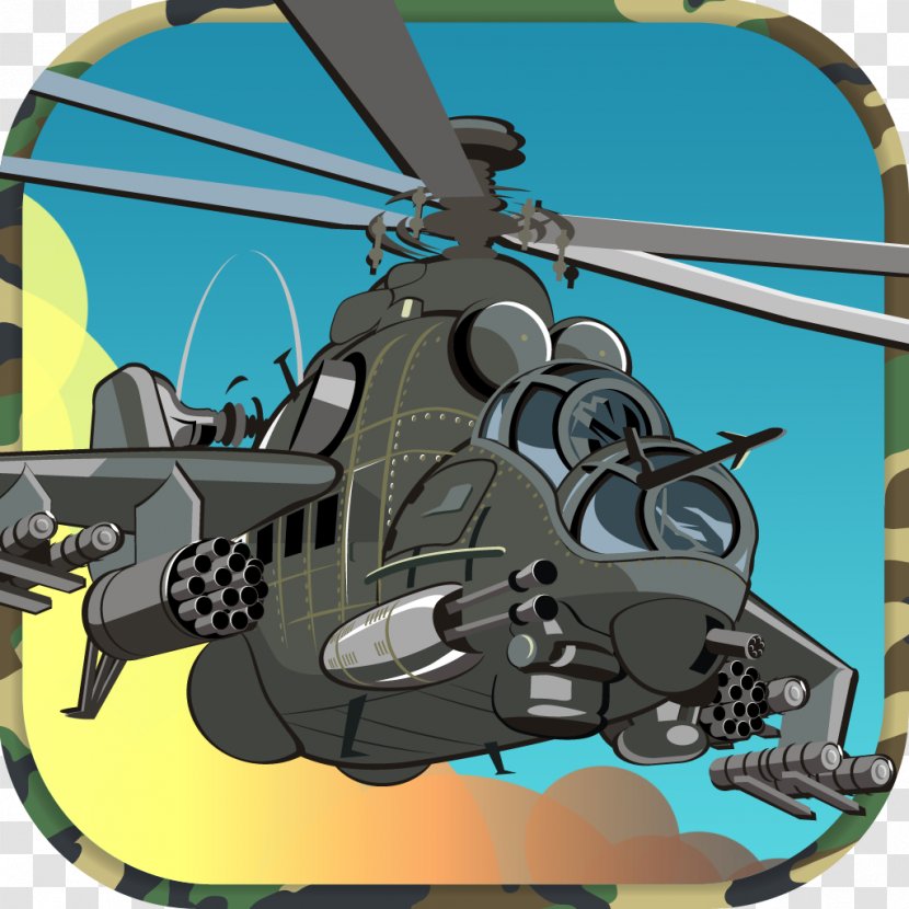 Helicopter Rotor Flight 3D Simulator Air Combat - Aircraft - Apache Transparent PNG