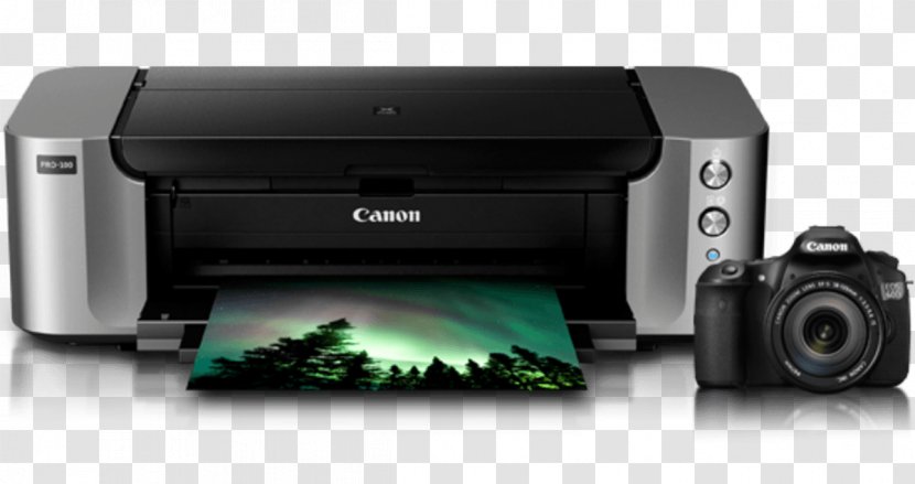 Inkjet Printing Printer Canon PIXMA PRO-100 Camera Transparent PNG