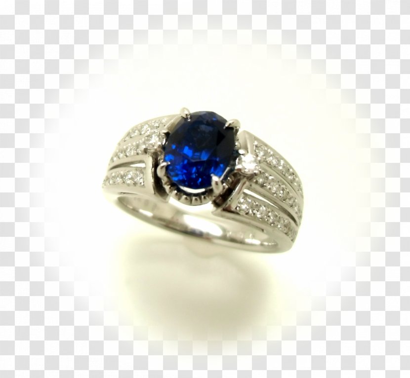 Sapphire Bling-bling Jewellery Diamond - Silver Transparent PNG