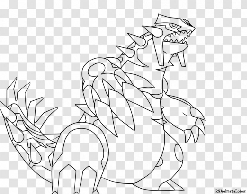 Groudon Pokémon Emerald Coloring Book Rayquaza - Tree - Chasma Transparent PNG