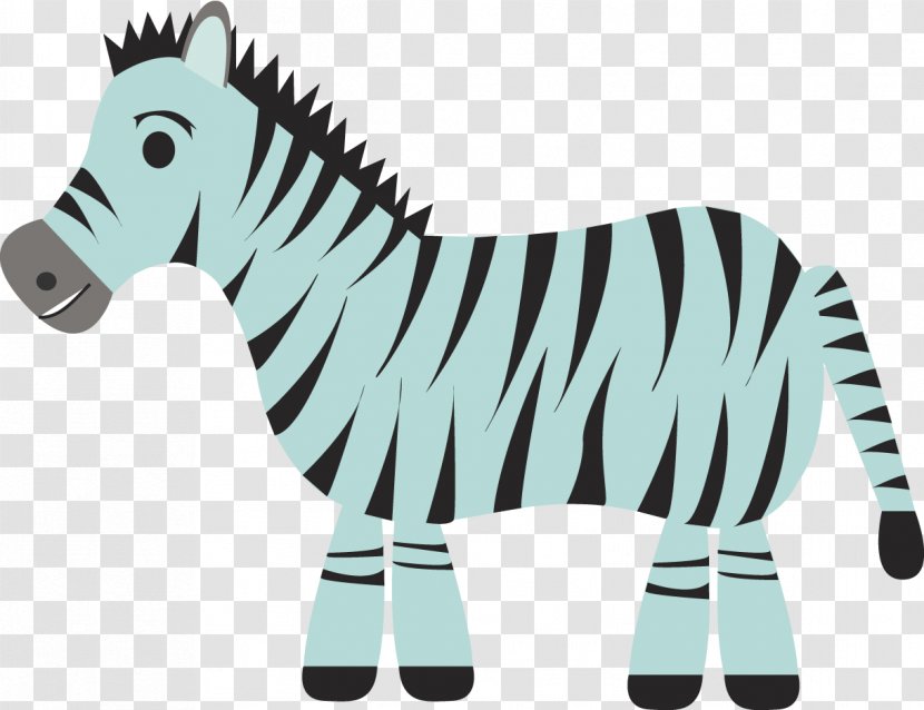 Quagga Zebra Pack Animal Line Clip Art - Yonni Meyer Transparent PNG