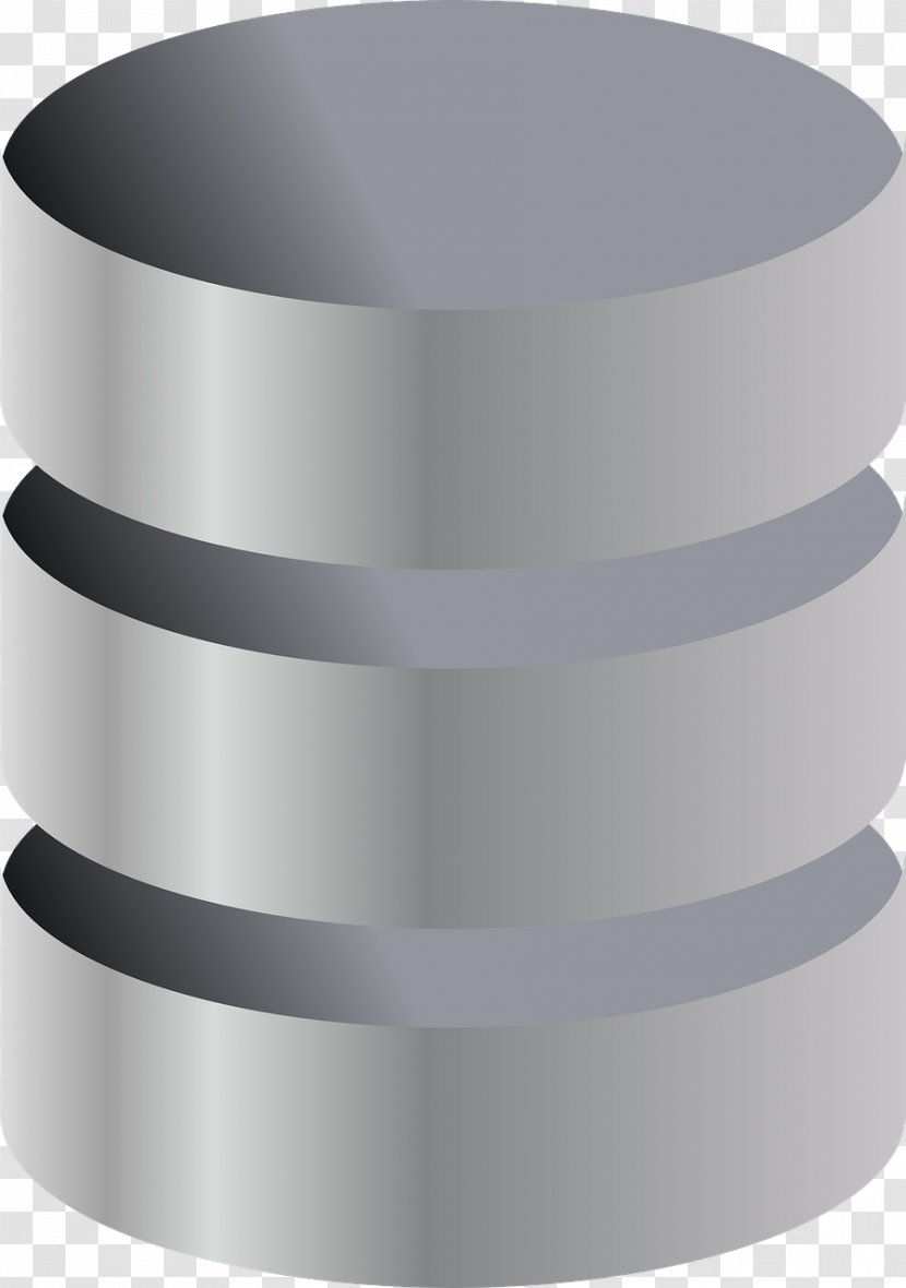 Database Clip Art - Server - Gray Iron Transparent PNG