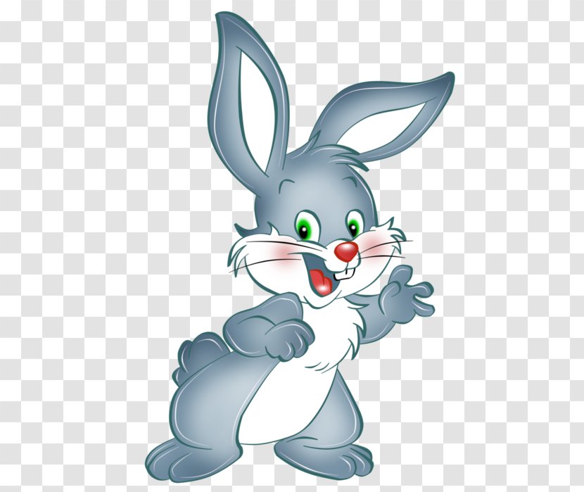 Bugs Bunny Hare Easter Clip Art Rabbit - Drawing Transparent PNG