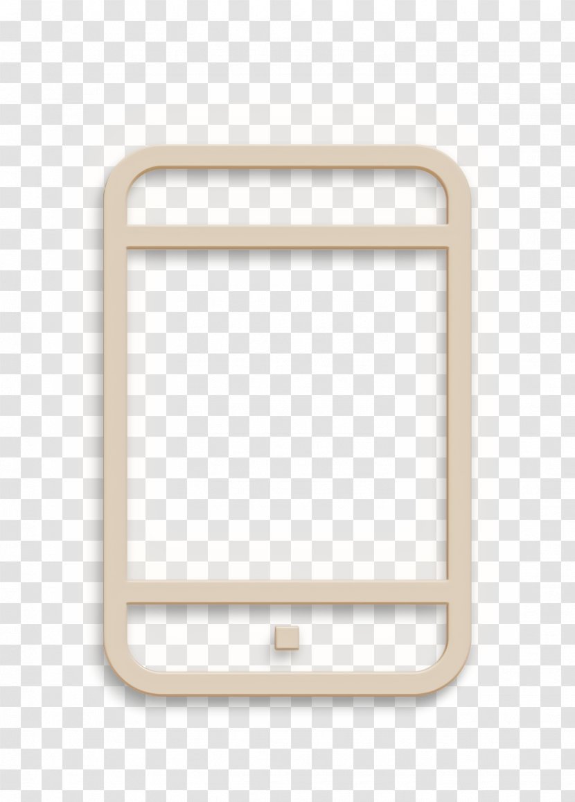 Essential Icon Object Smartphone - Metal Rectangle Transparent PNG