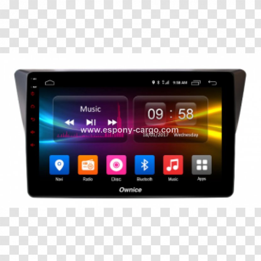 Car GPS Navigation Systems Toyota Vehicle Audio DVD Player - Display Device Transparent PNG
