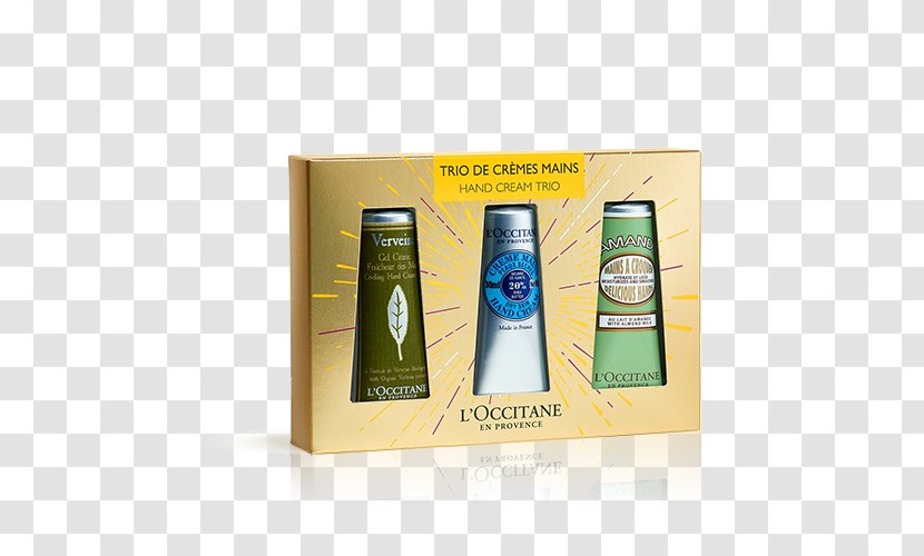 Lotion L'Occitane En Provence Hand Cream Trio - Washing - Perfume Transparent PNG