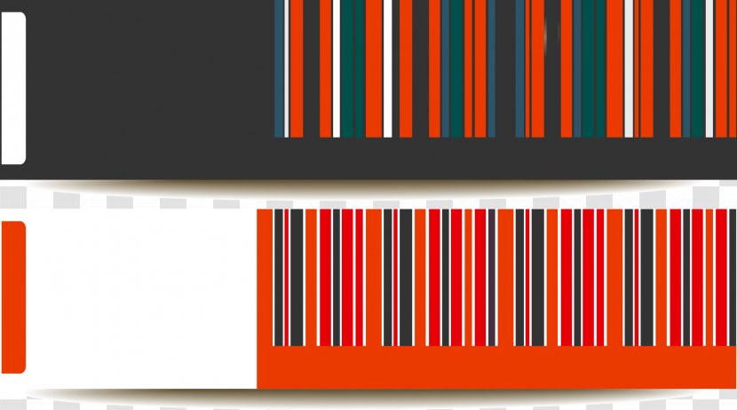 Web Banner Barcode - Template - Colorful Transparent PNG