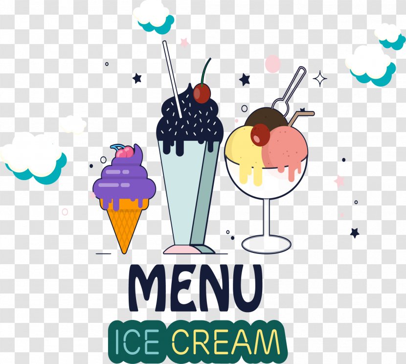 Ice Cream Cone Sundae - Blueberry Snow Top Coffee Transparent PNG