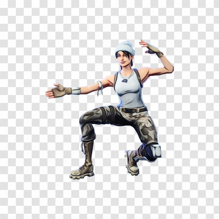 Fortnite Battle Royale Gears Of War 3 Video Games Squat Kick - Action Figure - Emote Transparent PNG