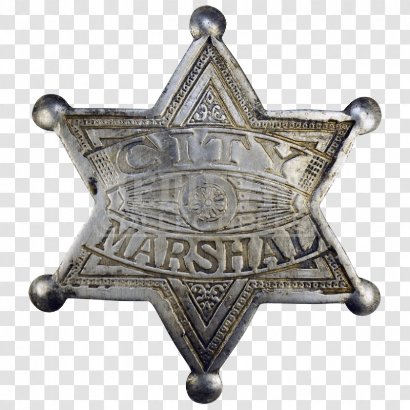 American Frontier Sheriff Badge Cowboy Law - County Transparent PNG