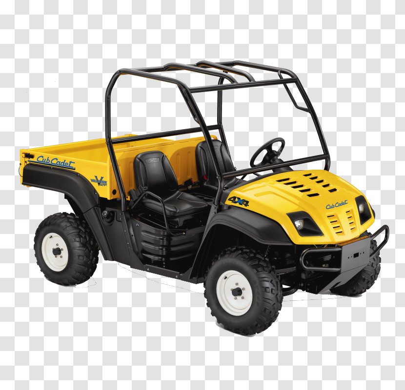 Car Side By Cub Cadet Utility Vehicle - Motor Transparent PNG