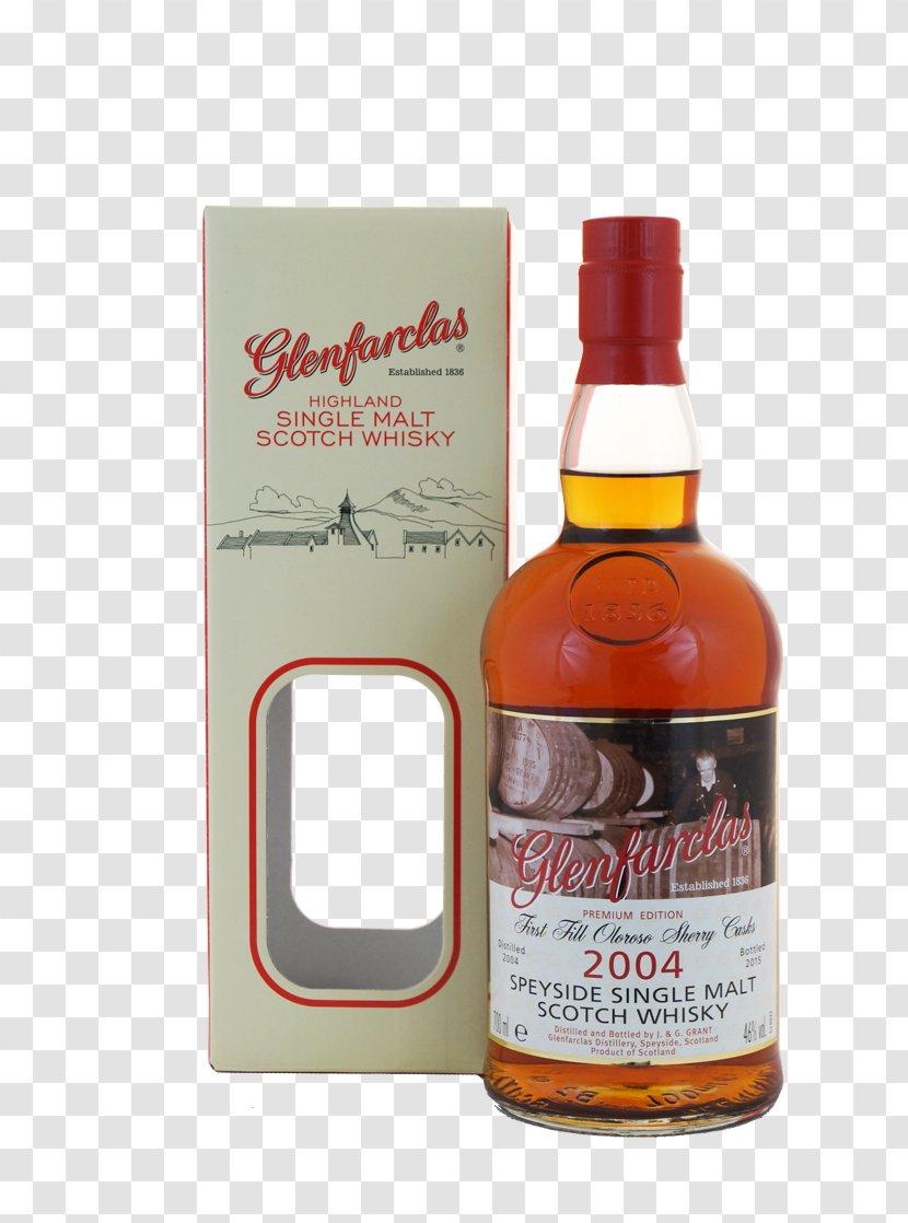 Liqueur Whiskey Speyside Single Malt Whisky Glenfarclas Distillery - Brennerei - Gorden Transparent PNG