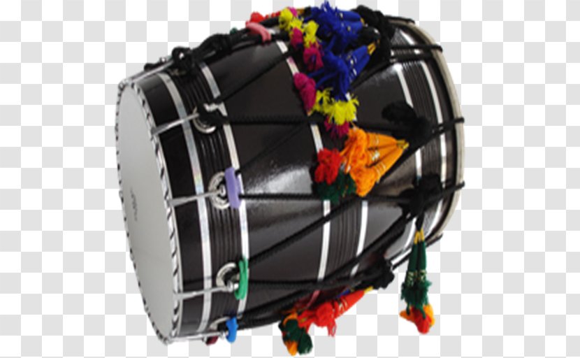 Dholak Bhangra Musical Instruments - Flower Transparent PNG