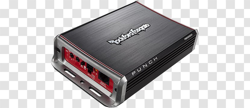 Car Rockford Fosgate Punch PBR300X4 Audio Power Amplifier - Electronic Device - Stereo Transparent PNG