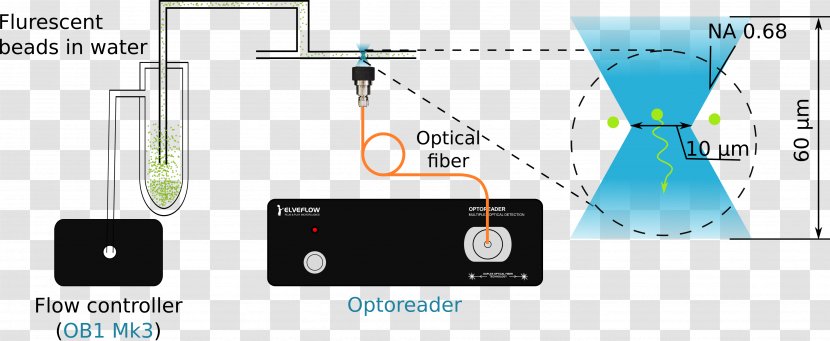 Fluorescence Microscope Microfluidics Optics Optofluidics - Electronics - Set Up Transparent PNG