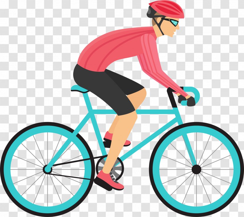 Road Bicycle Racing Cycling Mountain Bike - Silhouette - Enthusiast Transparent PNG