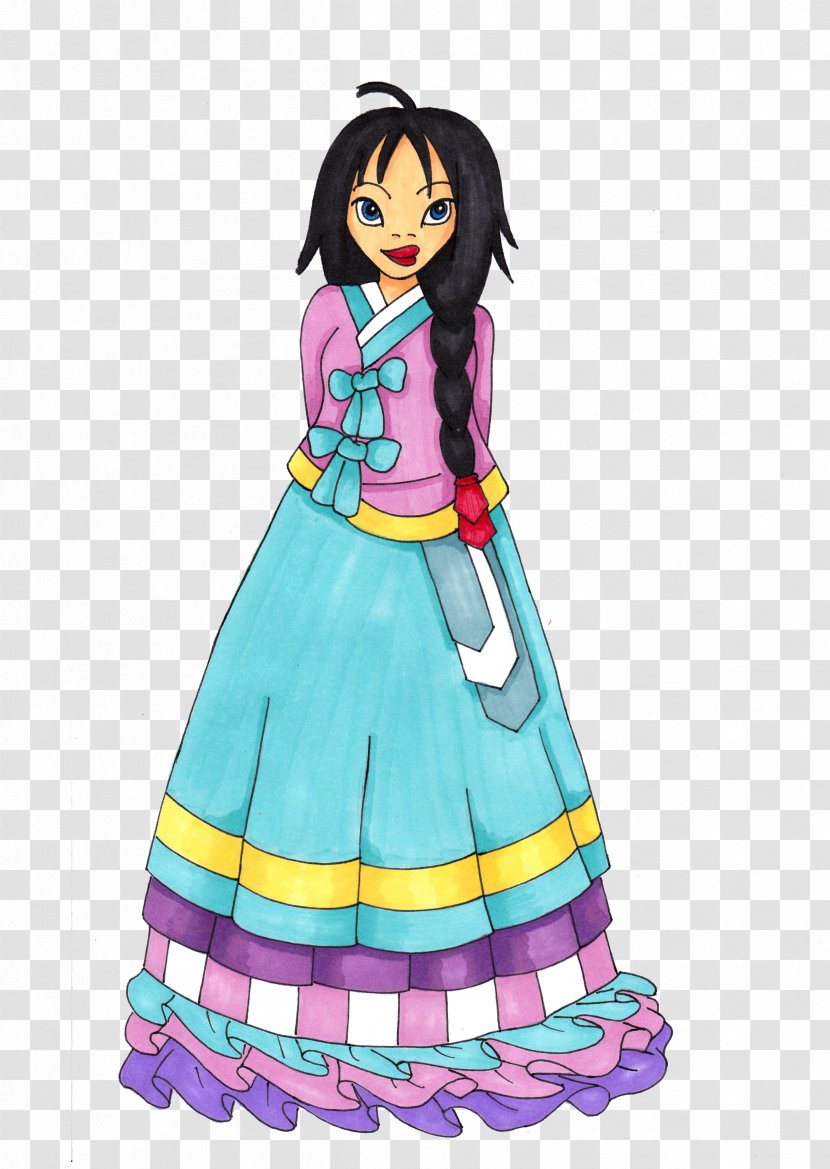 Korea Hanbok Clothing Hwarot - Fashion Design - Formal Dress Transparent PNG