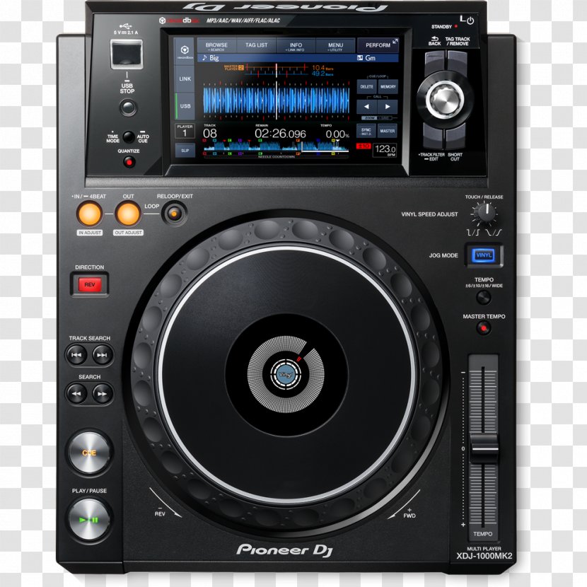 Pioneer DJ DJM XDJ-1000 Audio CDJ - Dj Mixer - Tech House Transparent PNG