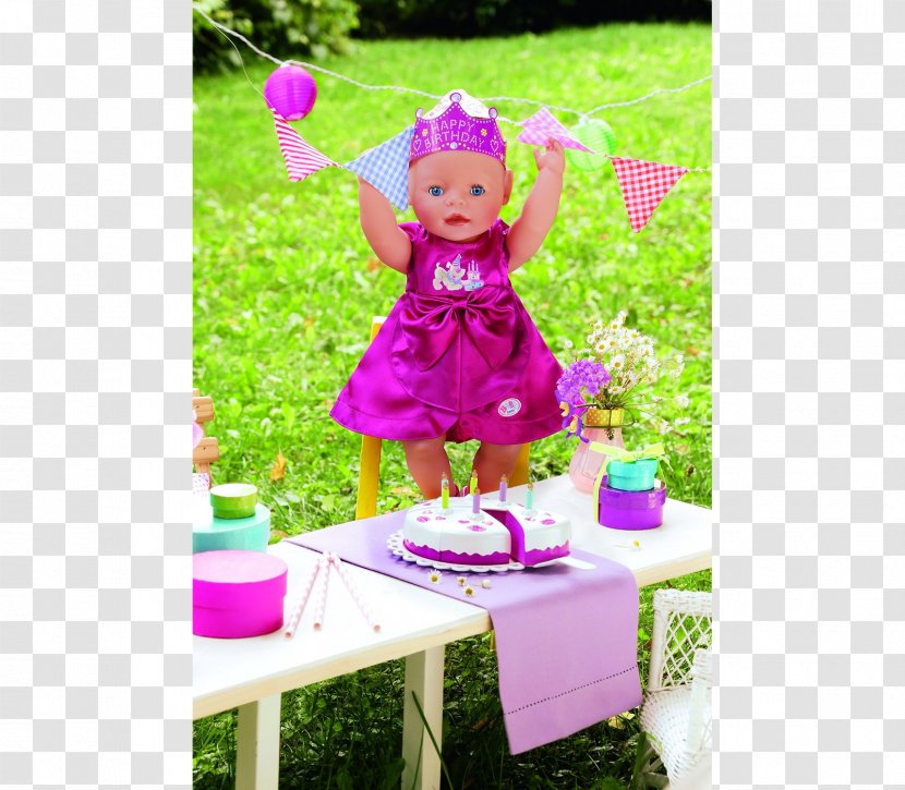 Doll Birthday Dress Clothing Toy - Frame - Baby Born Transparent PNG