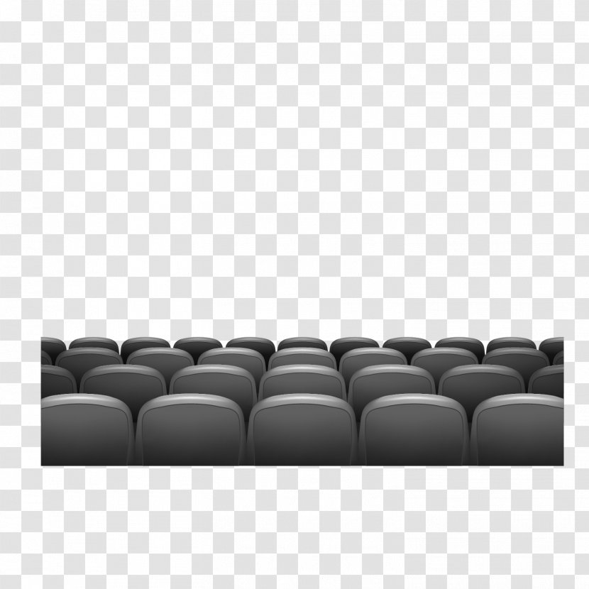 Cinema Premiere Illustration - Poster - Gray Office Seat Vector Material Transparent PNG