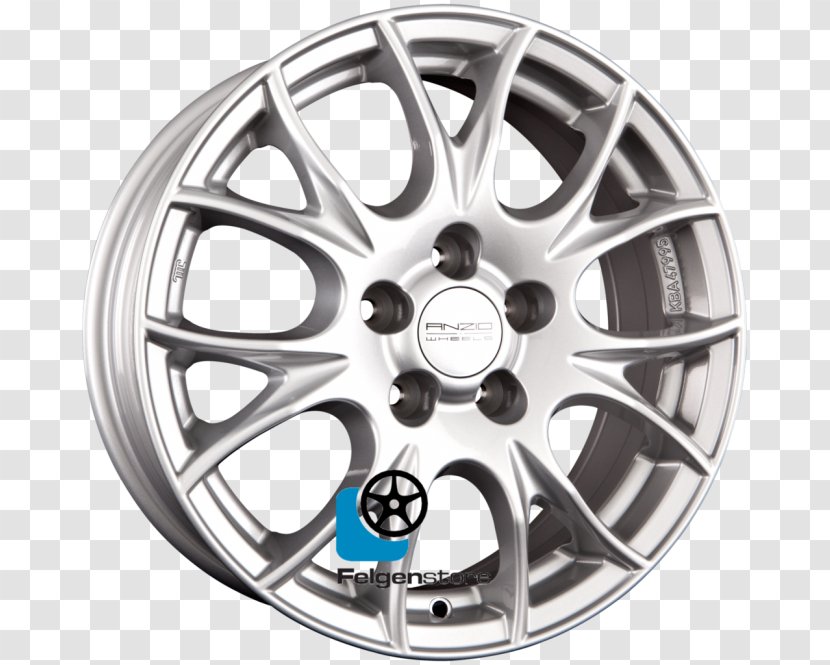 Alloy Wheel Rim Audi R18 BORBET GmbH - Graphite - Auto Part Transparent PNG