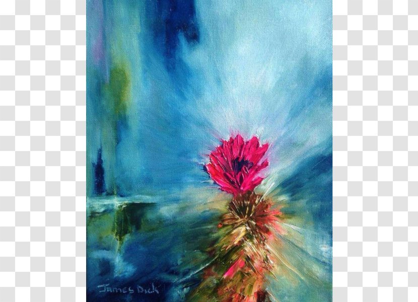 Watercolor Painting Art Flower - Paint - Cactus Transparent PNG