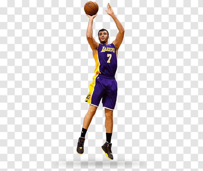 Los Angeles Lakers 2017–18 NBA Season Basketball Player Moves Jersey - Material - Players Transparent PNG