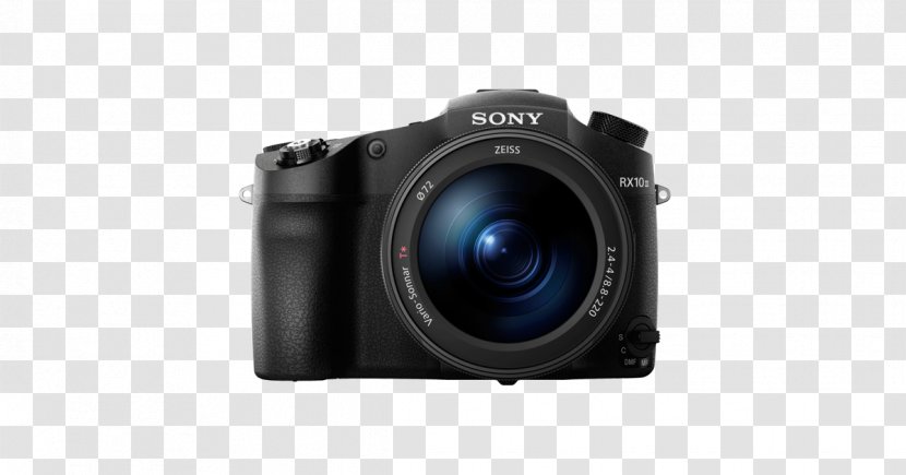 Digital SLR Sony Cyber-shot DSC-RX10 II Camera Lens Transparent PNG