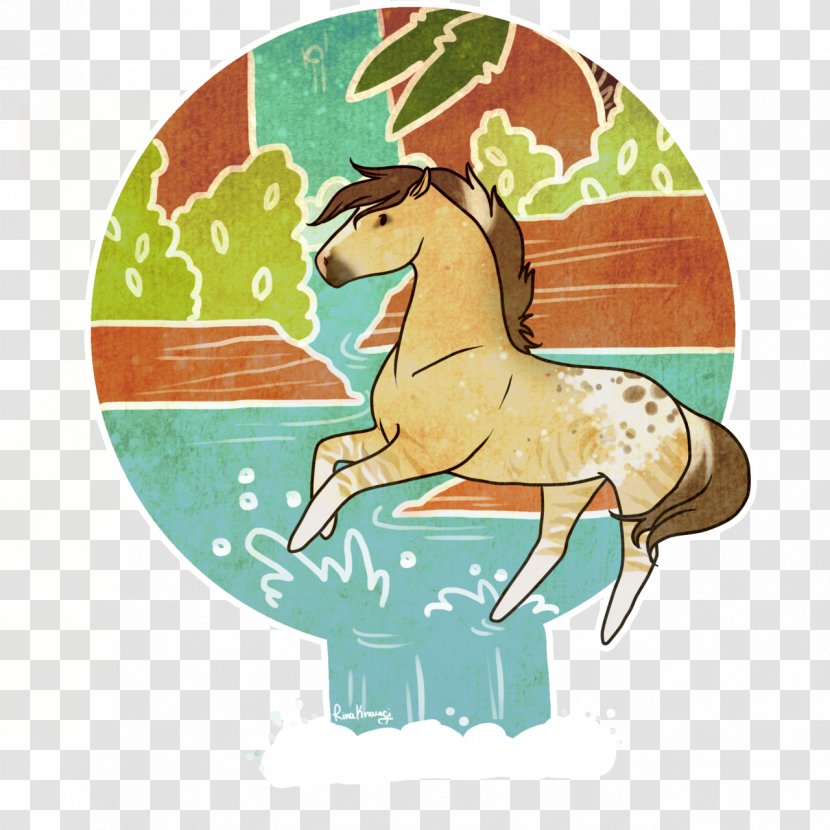 Mustang Illustration Cartoon Fauna Yonni Meyer - Mare - Brown Dust Character Design Transparent PNG