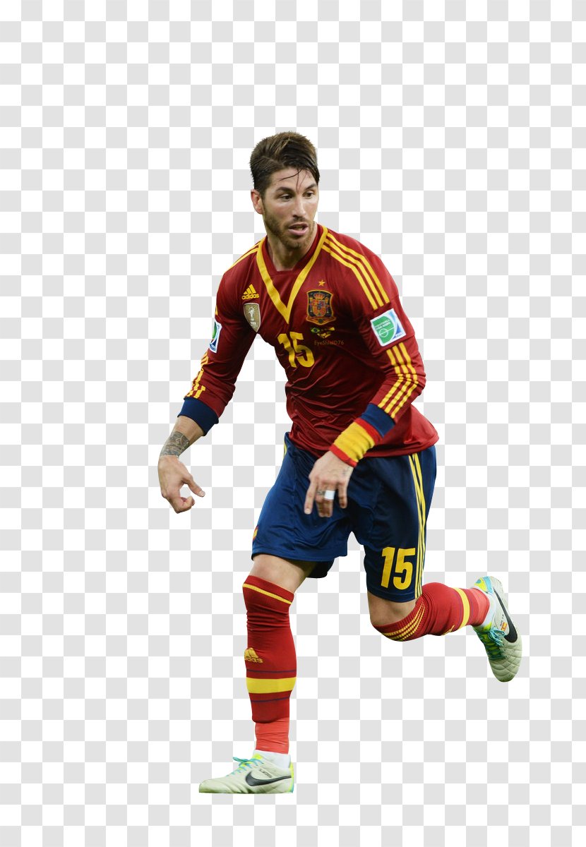 Football Player Team Sport Photography - Sergio Ramos Transparent PNG