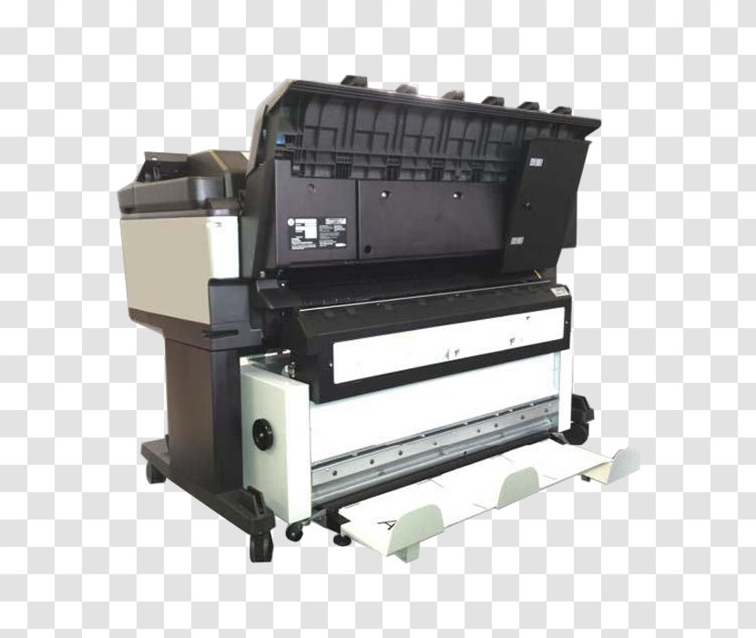 Inkjet Printing Hewlett-Packard Paper Plotter Printer - Technology - Folding Fan Transparent PNG