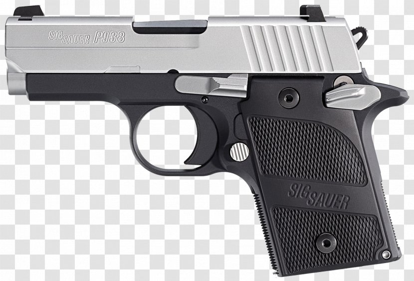 SIG Sauer P938 9×19mm Parabellum Firearm Pistol - Revolver - Sig Transparent PNG