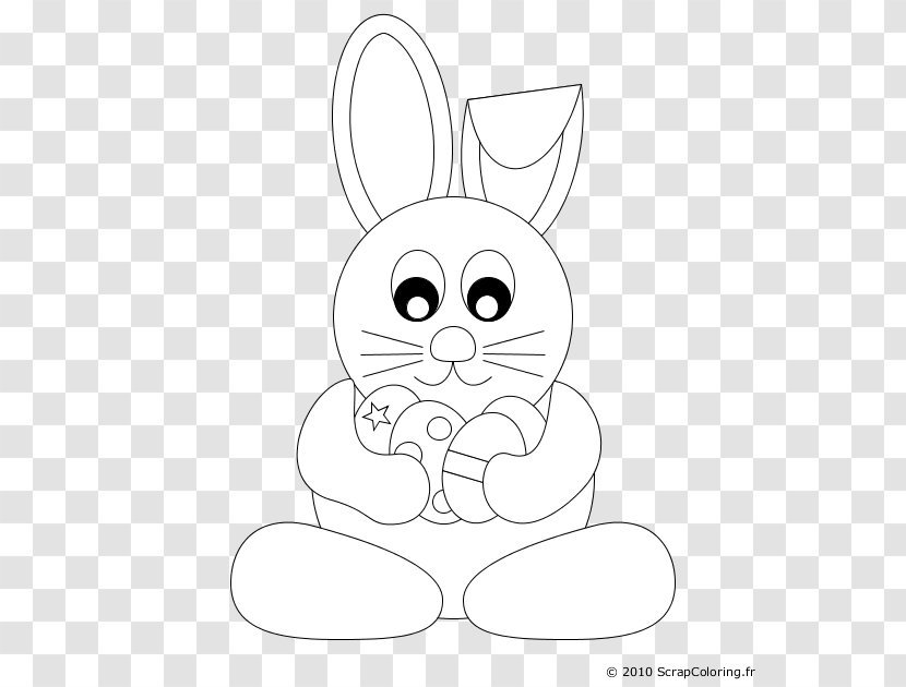 Easter Bunny Coloring Book Child Rabbit - Heart Transparent PNG