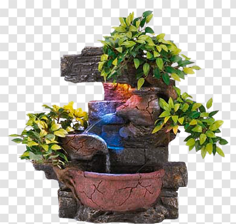 Bonsai Drinking Fountains Garden Patio Transparent PNG