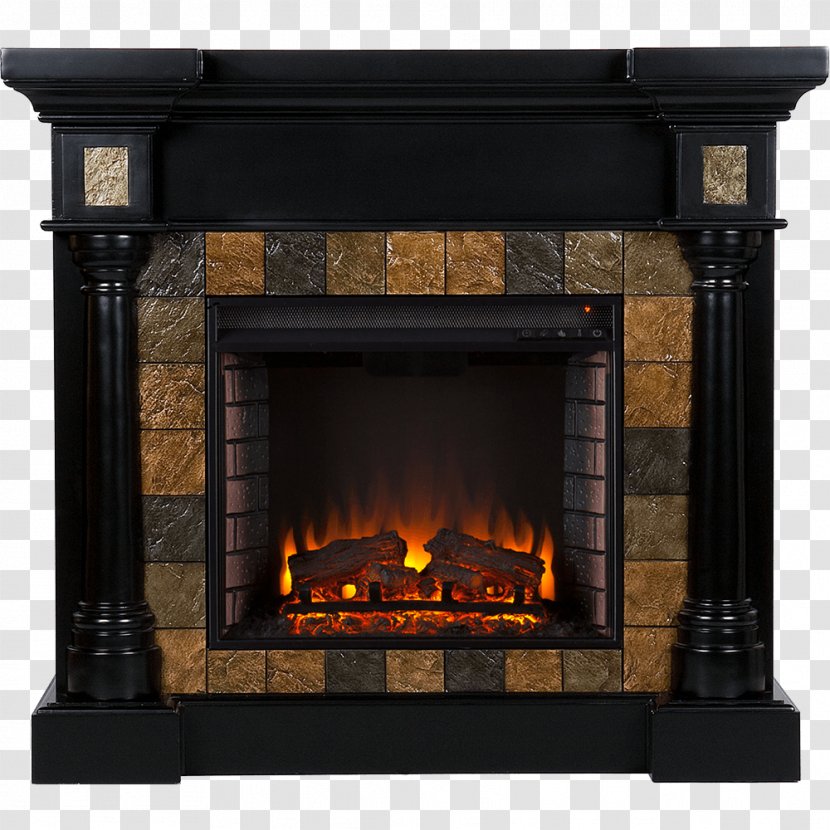 Electric Fireplace Mantel Hearth Firebox - House - Chimney Transparent PNG