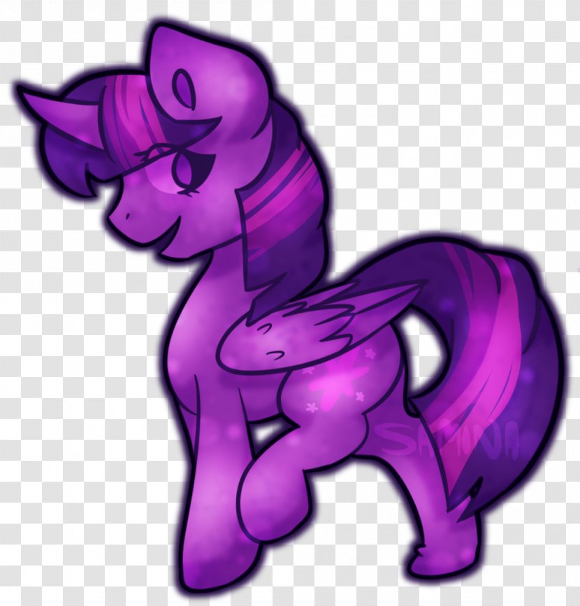 Horse Violet Magenta Lilac Purple - Cartoon - Sparks Transparent PNG