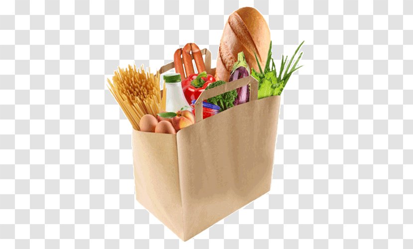 Stock Photography Supermarket Food - Royaltyfree - Grocery Bag Transparent PNG