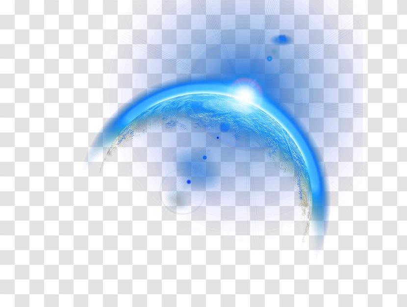 Speed Of Light Blue Computer File - Bloom - Beam Earth Transparent PNG