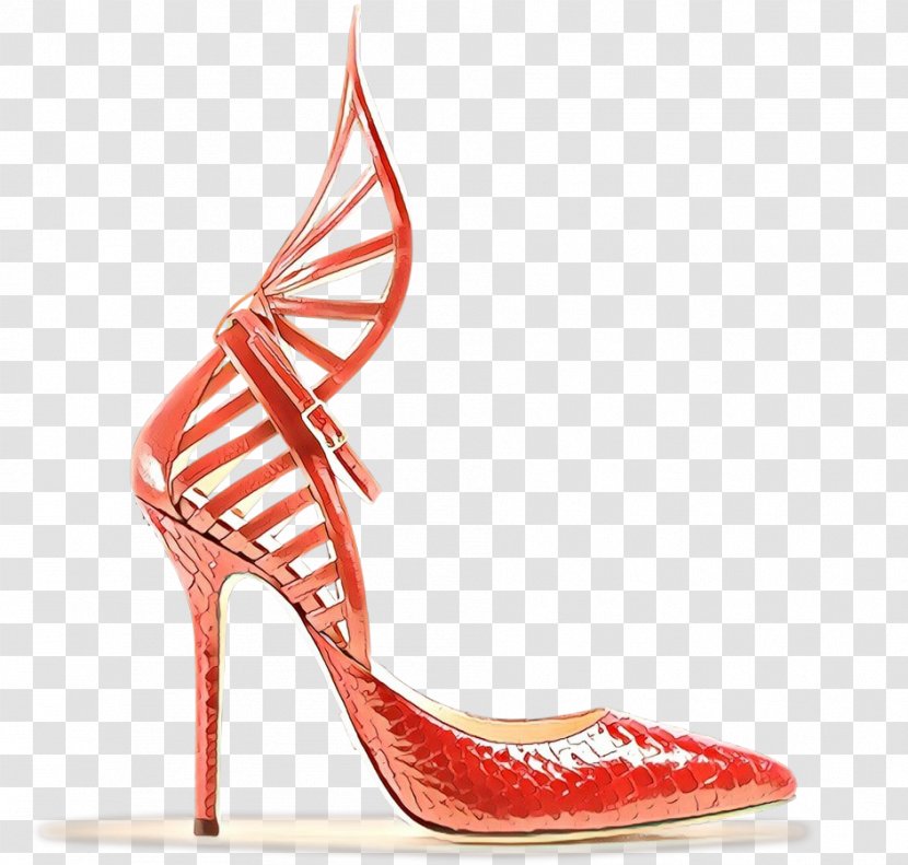 High-heeled Shoe Ralph & Russo Stiletto Heel Fashion - Hardware Pumps - Carmine Transparent PNG