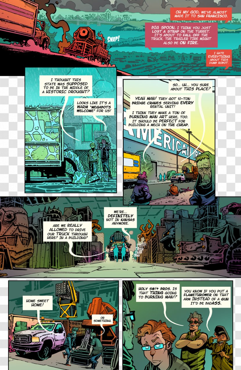 Comics Cartoon Character - Comic Book - Page Transparent PNG