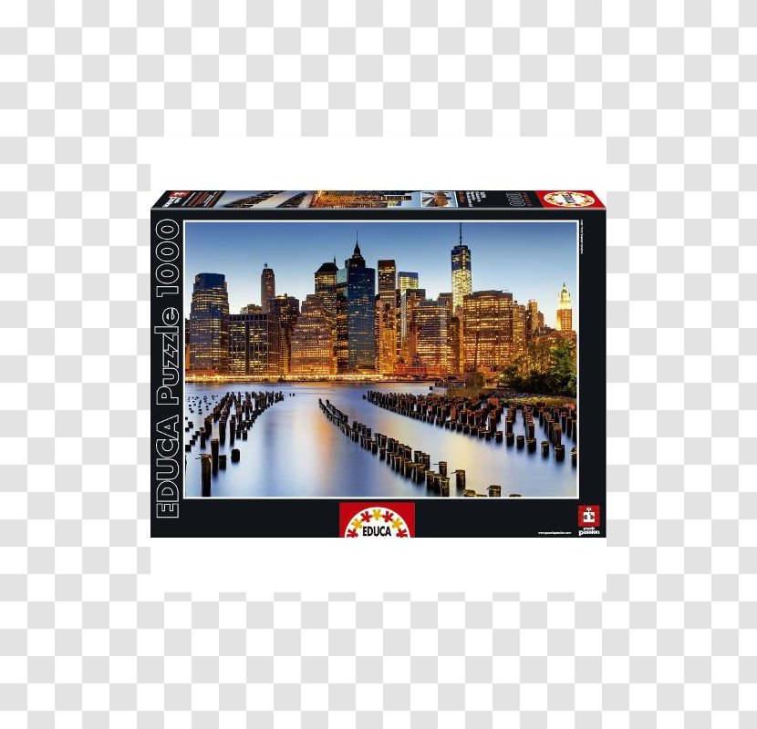 Educa Borràs Jigsaw Puzzles Game New York City Skyscraper - Rectangle Transparent PNG