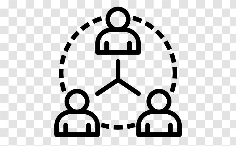 Networkcentric Organization - Black And White - Icon Design Transparent PNG